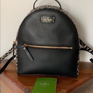Kate Spade Leopard print Sammi back pack